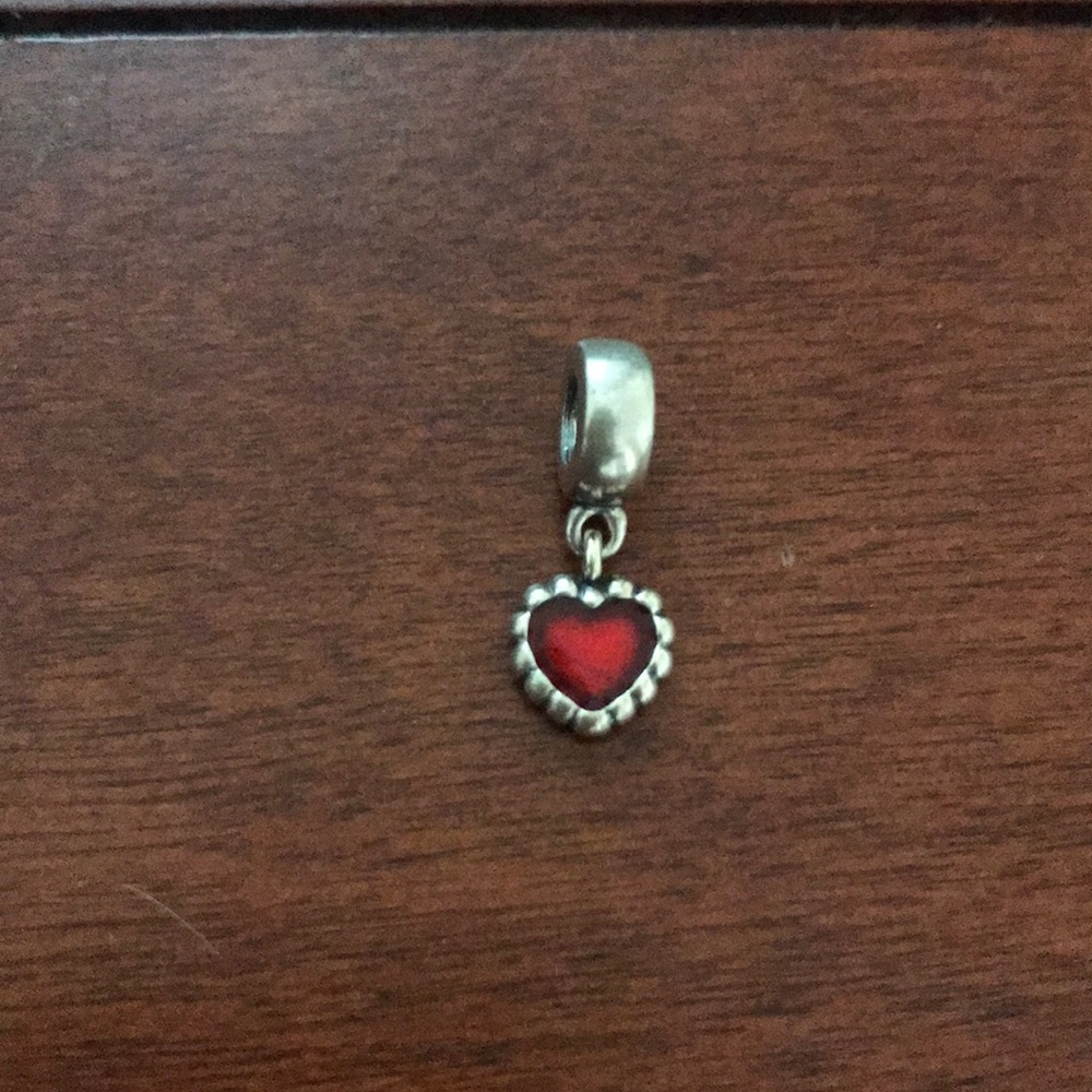 Pandora Red Heart Charm